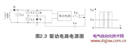 变频器逆变器驱动电路电源图